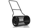Spandiconcime Costway 80L, Spandiliquame Ø40X68Cm Con Impugnatura A U E Cesto In Rete, Spandiconcime Da Giardino Per Composter, Spandisemi, Spandiconcime Manuale In Metallo Nero