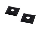 Set Di 2 Lame Da 3,5 Cm Per Il Trituratore Da Giardino Atika Ah 300 (AH300)