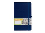 Taccuino A5 Con Cancellino Linea Romanticismo Blu Navy