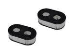 2X Filtro Aria Per Motore Briggs & Stratton / B&S 550E 550EX 575EX 593260 798452