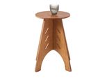 Sobuy HFBT01-K-BR Tavolino Con Incastri A Tenone Tavolino Da Caffè Tavolino Da Letto Comodino Tavolino Da Divano H48,5 X Ø32,5 Cm