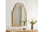 Specchio Da Parete 'HäMeenkyrö' Con Cornice In Mdf 90 X 60 Cm Colore Oro