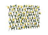 Vidaxl Traliccio Con Edera Artificiale 5 Pz. Estensibile 180X60 Cm