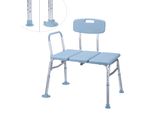 Yuenfong Sedile Da Bagno Regolabile Per Anziani, Panca Da Bagno Con Schienale E Bracciolo Rimovibili, Antiscivolo, Sedia Da Doccia Per Vasca Da Bagno