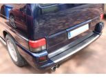 Protezione Paraurti Acciaio Inox Opaco Per Vw T4, Restyling 1996-2003 Con Labbro