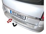Protezione Paraurti In Acciaio Inox Opaco Per Opel Astra H Caravan 2004-2010 | +Bordo