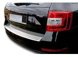 Protezione Paraurti Opaca In Acciaio Inox Per Skoda Octavia Iii Estate Facelift | 2017-2020