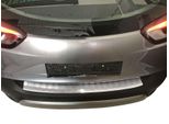 Acciaio Inox Opaco Protezione Paraurti Per Opel Crossland X Da 2017- Con Bisello