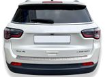 Acciaio Inox Opaco Protezione Paraurti Per Jeep Compass Ii Da 2017- Con Bisello