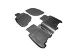 Tappetini In Gomma 3D Per Honda Jazz | Type Gd Ge | Bj 2002-2008 | Perfetta Vestibilità + Bordo
