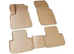 Tappetini In Gomma 3D Per Audi Q7 SQ7 Tipo 4M Anno Dal 2015> Beige