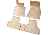 Tappetini In Gomma 3D Per Bmw X5 F15 F85 | Bj 2013 - 2018 | Beige Con Bordo