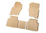 Tappetini In Gomma Per Range Rover Sport I | L320, Ls | 2005-2013 | Beige Con Bordo