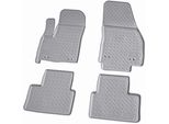 3D Gomma Tappetini Per Opel Meriva B Bj 2010 - 2017 Grigio Esatto Con Bordo