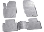 3D Gomma Tappetini Per Volvo XC90 I Bj 2002 - 2014 Grigio Misura Esatta Con
