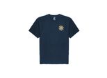 T-Shirt Poler Dozy Daisy Da Uomo In Cotone Blu Navy L