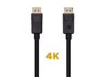 Displayport 1.2 4K Aisens A124-0455/ Displayport Maschio A Displayport Maschio/ 1M/Nero