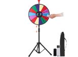 Ruota Della Fortuna Vevor 46 Cm Ruota Della Fortuna Regolabile In Altezza Per I Giochi Di Lotteria Etichettatura Con Supporto