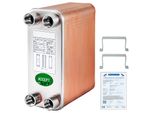 Vevor Scambiatore Di Calore A Piastre In Acciaio Inox B12-60, Scambiatore Di Calore 60, Scambiatore Di Calore A Piastre 3,0 Mpa, Scambiatore Di Calore Per Riscaldamento