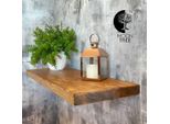 Moontree | Mensola Da Parete Rustica In Legno Tones, 30X4,4X70Cm, Rovere Scuro | Mensola Da Appendere, Mensola Da Parete In Legno Per Il Soggiorno