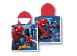 Poncho Telo Mare Con Cappuccio Per Bambini 55X110Cm Spiderman