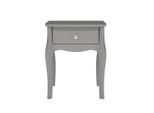 Comodino Barocco 1 Cassetto Grigio.