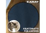 Tappeto Tiragraffi Per Gatti Tappeto Tiragraffi Rotondo In Sisal Per La Cura Degli Artigli Blu 150 Cm Di Diametro