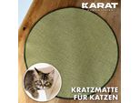 Tappeto Tiragraffi Per Gatti Tappeto Tiragraffi Rotondo In Sisal Per La Cura Degli Artigli Verde 150 Cm Di Diametro