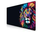 Mousepad Da Gioco Titanwolf, Xxxl Speed Mousepad 1200 X 600 Mm, Velocità E Precisione, Colore Leone
