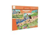 Scratch Puzzle Magnetico 2 In 1 - Gioco Di Scoperta - Cavaliere