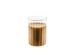 Mulex 2 Pz. Set Di Bicchieri Da 250 Ml Riffle Design Resistente Al Calore Per Bevande Fredde E Calde