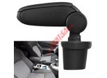 Bracciolo Centrale Bracciolo Centrale Tessile Clappable Nero Per Nissan Juke 2010-2019