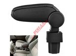 Bracciolo Centrale Bracciolo Clappable Tessile Nero Per Opel Astra G 1998-2010
