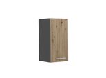 Vicco Pensile Da Cucina R-Line, 30 Cm, Rovere Artigianale/Antracite