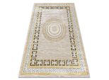 Bliss Z205AZ127 Tappeto Crema / Oro - Cadre, Greco, Moderno, Strutturale Beige 200X290 Cm