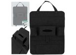 Organizzatore Per Sedili Auto Protezione Schienale Auto Multifunzionale | Nero, 40 X 56 Cm, Supporto Per Tablet