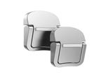 Inf Mini Supporto Metallico Per Laptop - Confezione Da 2 Pezzi, Colore Argento