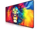 Tappetino Per Mouse Da Gioco Titanwolf Xxl, 900 X 400 X 3 Mm, Tappetino Da Tavolo, Lavabile, Retro Antiscivolo, Velocità E Precisione, Colore Lion 3