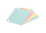 Kesper Taglieri 4 Pezzi 38 X 29 X 02 Cm Plastica Pastello 30590