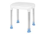 Sessamen-Lp Sgabello Da Doccia Alluminio Sedia Da Doccia Regolabile In Altezza Sgabello Da Bagno Sedia Da Doccia Aiuto Per La Doccia Sedile Da Vasca Sedile Da Doccia Antiscivolo Sedile Da Bagno Sgabello Da Doccia, Bianco