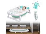 Sessamen-Lp Vaschetta Da Bagno Per Neonati Pieghevole Con Cuscino Di Seduta Vaschetta Da Bagno Portatile Vaschetta Da Bagno Per Il Bagno Del Bambino, Verde