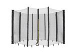Trampolino Con Rete Di Sicurezza Arebos | Ø 366 Cm | 8 Pali | Rete Di Ricambio | Rete Di Sicurezza | Resistente Ai Raggi Uv | Resistente Alle Intemperie | A Maglie Strette | Chiudibile A Chiave