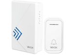 Vayox Campanello Senza Fili VA0244 | 38 Suoni | 130M | Max 85Db | Bianco/Blu