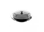Padella Elettrica Multifunzione Padella Per Pizza Padella Per Grigliare Padella Per Friggere 40X7 Cm Nero