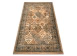 Tappeto Di Lana Polonia Azer Cornice, Orientale, Beige Beige 170X235 Cm