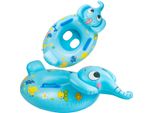 Cerchio Gonfiabile Per Bambini Con Schienale Elefante - Vari Colori