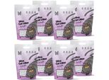 8X 3,8L Mersjo Lettiera Per Gatti Al Silicio Lavanda – Profumata, Senza Polvere & Assorbente