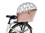 Cestino Per Cani Per Portapacchi, Cestino In Vimini Per Portapacchi Per Bici, Colore Rosa 56X46X34Cm - Wiklibox
