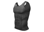 Maglietta Uomo Modellante Pancia Shapewear Maglia Compressione Nero, Lxl