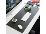 Sottomano In Similcuoio Nero Vari Colori E Dimensioni Grigio Scuro 60 X 35 Cm